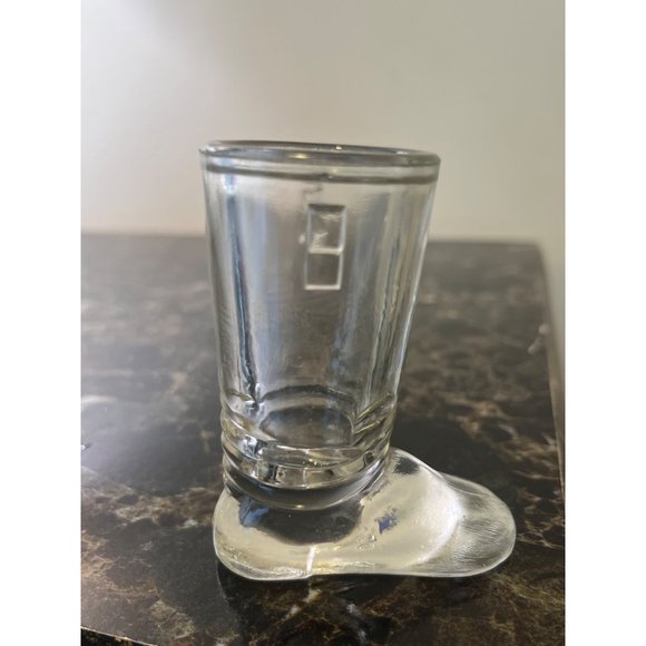 Other Vintage Glass Boot Shot Glass Poshmark